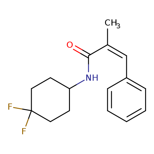 (2Z)-N-(4,4-difluorocyclohexyl)-2-methyl-3-phenylprop-2-enamide
