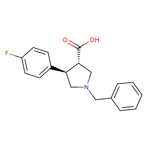 Trans-1-benzyl-4-(4-fluorophenyl)pyrrolidine-3-carboxylic acid