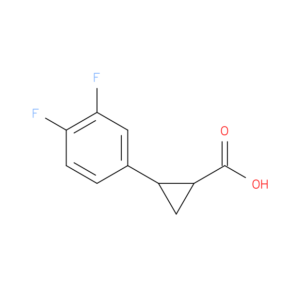 2-(3,4-difluorophenyl)cyclopropanecarboxylic acid