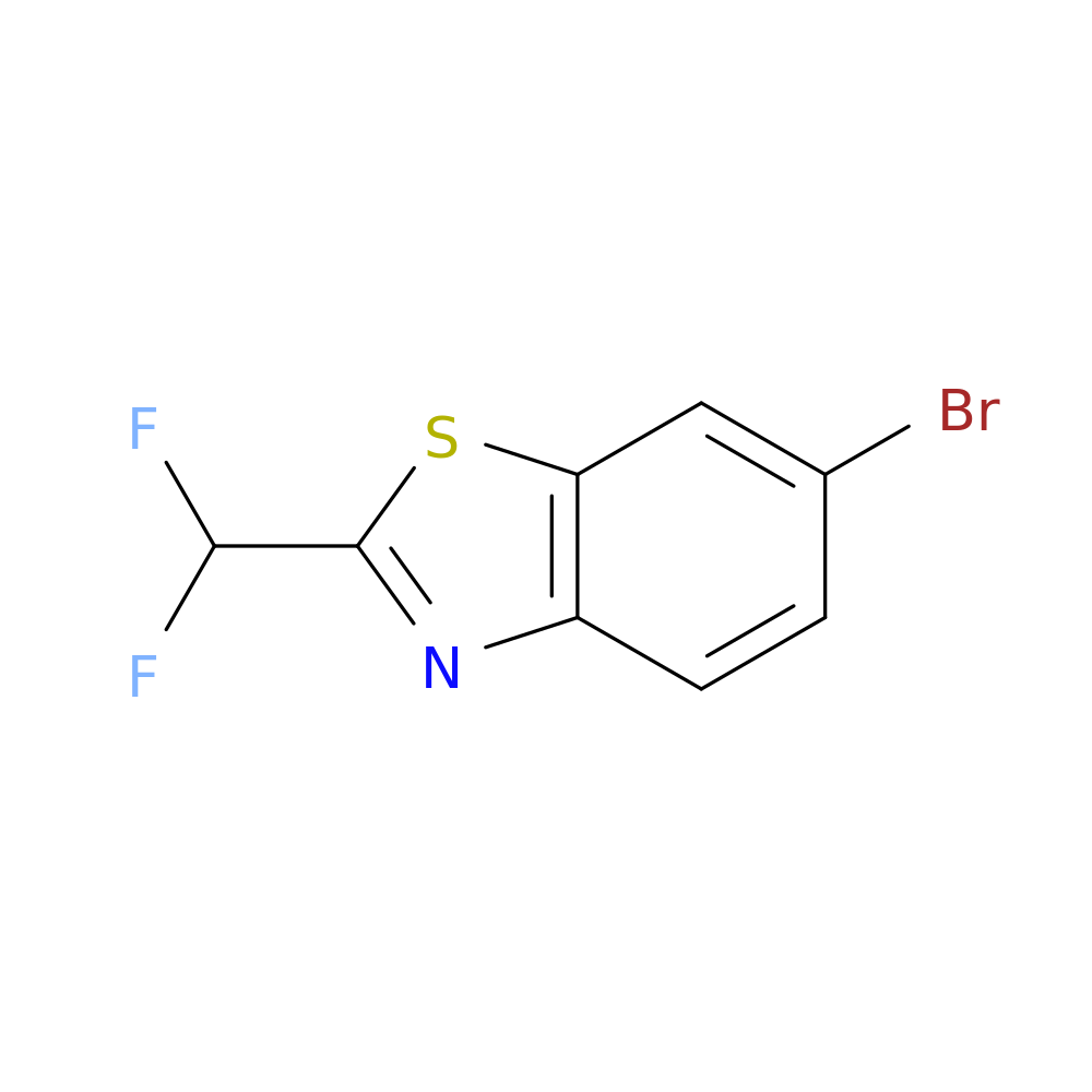 6-bromo-2-(difluoromethyl)-1,3-benzothiazole