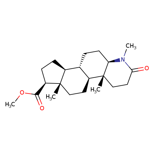 1H-Indeno[5,4-f]quinoline-7-carboxylic acid, hexadecahydro-1,4a,6a-trimethyl-2-oxo-, methyl ester, (4aR,4bS,6aS,7S,9aS,9bS,11aR)-