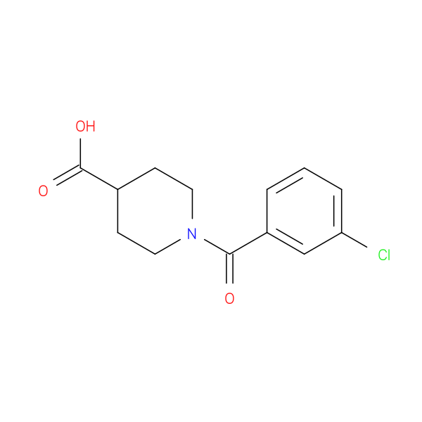 1-(3-Chlorobenzoyl)piperidine-4-carboxylic acid