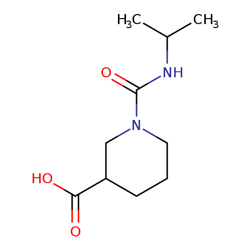 1-[(propan-2-yl)carbamoyl]piperidine-3-carboxylic acid