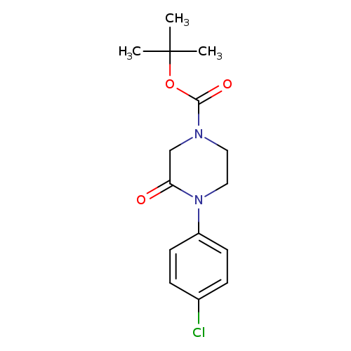 tert-Butyl 4-(4-chlorophenyl)-3-oxopiperazine-1-carboxylate