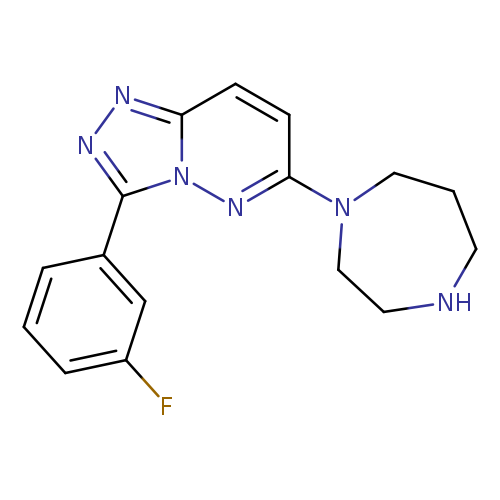 1-[3-(3-fluorophenyl)-[1,2,4]triazolo[4,3-b]pyridazin-6-yl]-1,4-diazepane