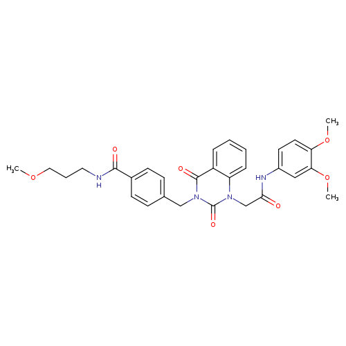 4-[(1-{[(3,4-dimethoxyphenyl)carbamoyl]methyl}-2,4-dioxo-1,2,3,4-tetrahydroquinazolin-3-yl)methyl]-N-(3-methoxypropyl)benzamide