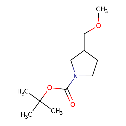 1-Pyrrolidinecarboxylic acid, 3-(methoxymethyl)-, 1,1-dimethylethyl ester