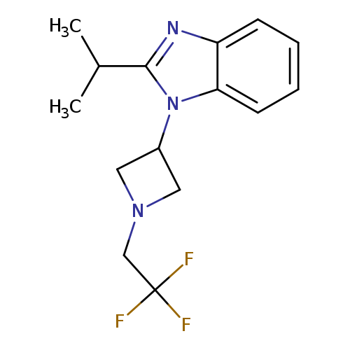 2-(propan-2-yl)-1-[1-(2,2,2-trifluoroethyl)azetidin-3-yl]-1H-1,3-benzodiazole