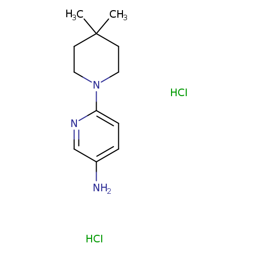 6-(4,4-dimethylpiperidin-1-yl)pyridin-3-amine dihydrochloride