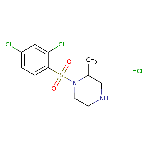 1-((2,4-Dichlorophenyl)sulfonyl)-2-methylpiperazine hydrochloride