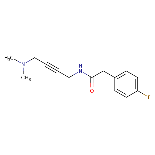 N-[4-(dimethylamino)but-2-yn-1-yl]-2-(4-fluorophenyl)acetamide