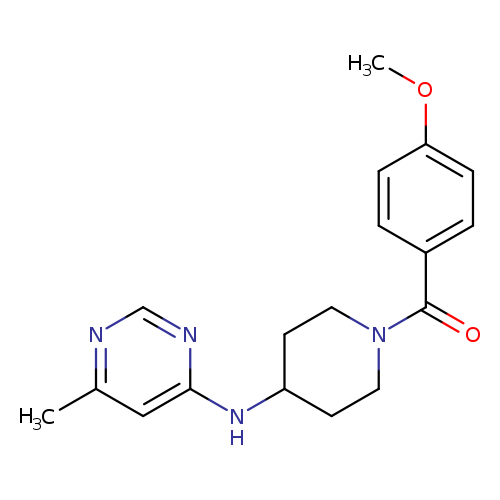 N-[1-(4-methoxybenzoyl)piperidin-4-yl]-6-methylpyrimidin-4-amine