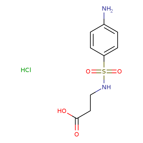 3-(4-aminobenzenesulfonamido)propanoicacidhydrochloride