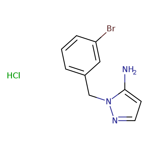1-[(3-bromophenyl)methyl]-1H-pyrazol-5-amine hydrochloride