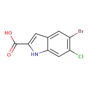 5-Bromo-6-chloro-1H-indole-2-carboxylic acid