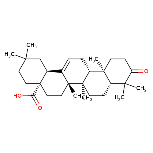Olean-12-en-28-oic acid, 3-oxo-