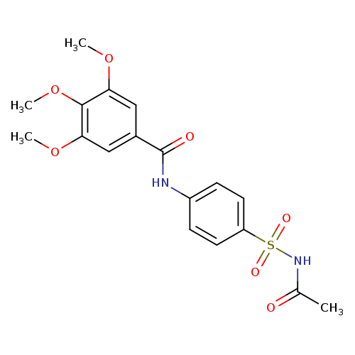 N-{4-[(acetylamino)sulfonyl]phenyl}-3,4,5-trimethoxybenzamide