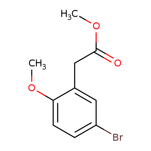 Benzeneacetic acid, 5-bromo-2-methoxy-, methyl ester