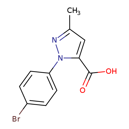 1-(4-Bromophenyl)-3-methyl-1H-pyrazole-5-carboxylic acid