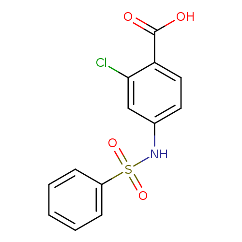 2-Chloro-4-[(phenylsulfonyl)amino]benzoic acid