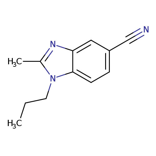 2-Methyl-1-propyl-1,3-benzodiazole-5-carbonitrile