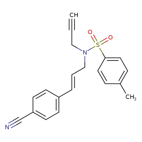 N-(4-cyanocinnamyl)-4-methyl-N-(2-propynyl)benzenesulfonamide