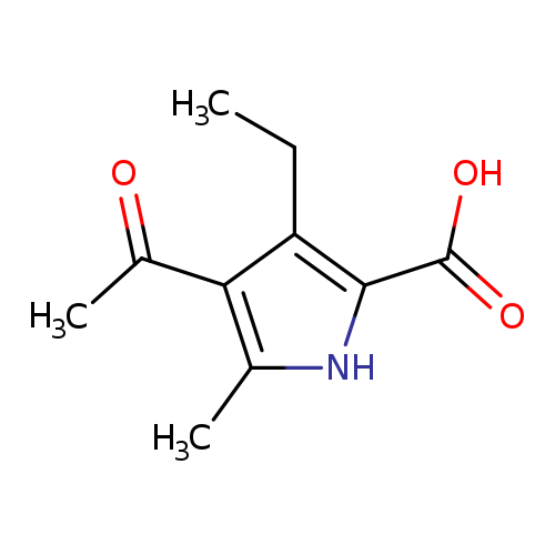 4-acetyl-3-ethyl-5-methyl-1H-pyrrole-2-carboxylic acid