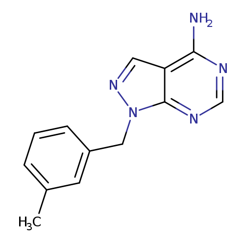 1-[(3-Methylphenyl)methyl]-1h-pyrazolo[3,4-d]pyrimidin-4-amine