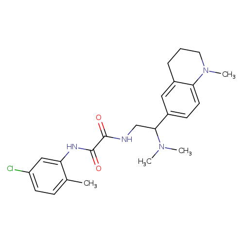 N'-(5-chloro-2-methylphenyl)-N-[2-(dimethylamino)-2-(1-methyl-1,2,3,4-tetrahydroquinolin-6-yl)ethyl]ethanediamide