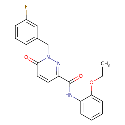 N-(2-ethoxyphenyl)-1-[(3-fluorophenyl)methyl]-6-oxo-1,6-dihydropyridazine-3-carboxamide