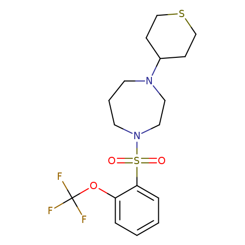 1-(thian-4-yl)-4-[2-(trifluoromethoxy)benzenesulfonyl]-1,4-diazepane