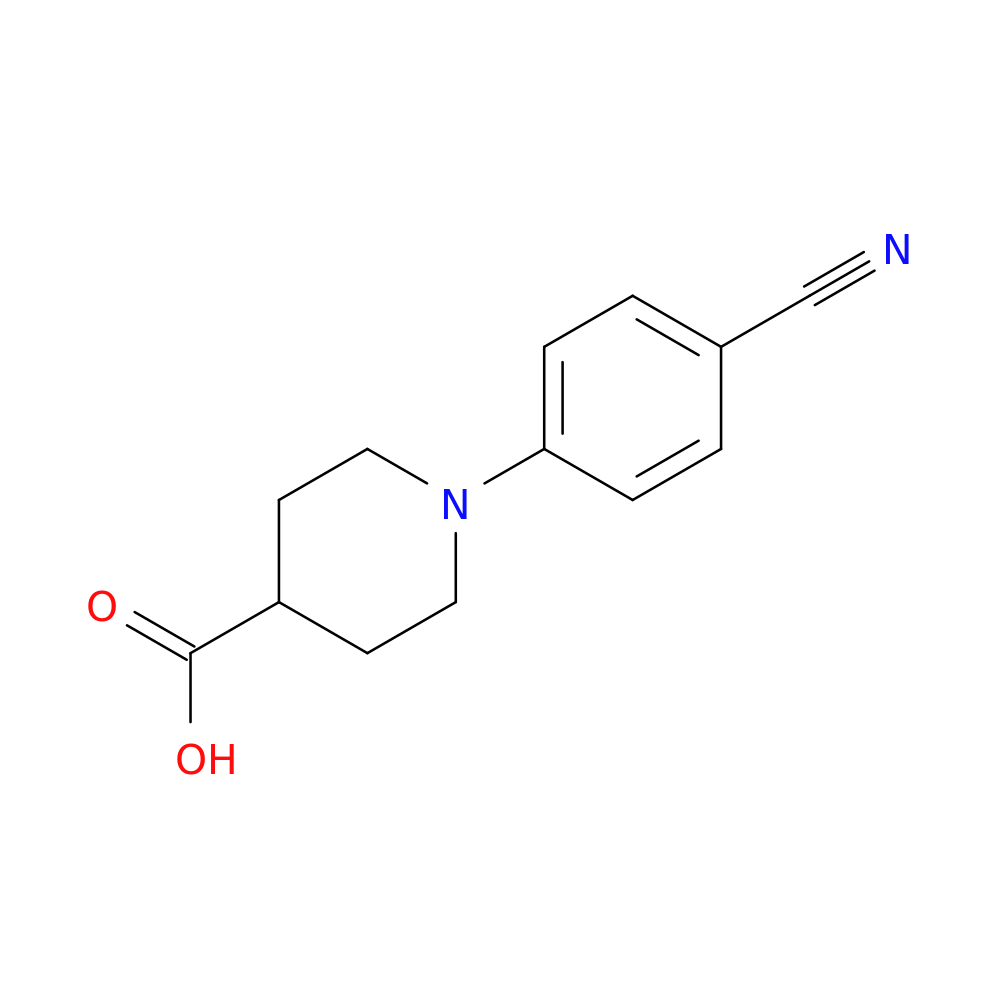 N-(4-Cyanophenyl)piperidine-4-carboxylic acid