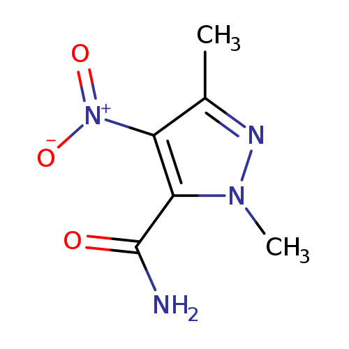 1H-Pyrazole-5-carboxamide, 1,3-dimethyl-4-nitro-