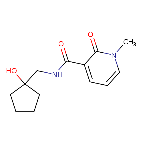N-[(1-hydroxycyclopentyl)methyl]-1-methyl-2-oxo-1,2-dihydropyridine-3-carboxamide