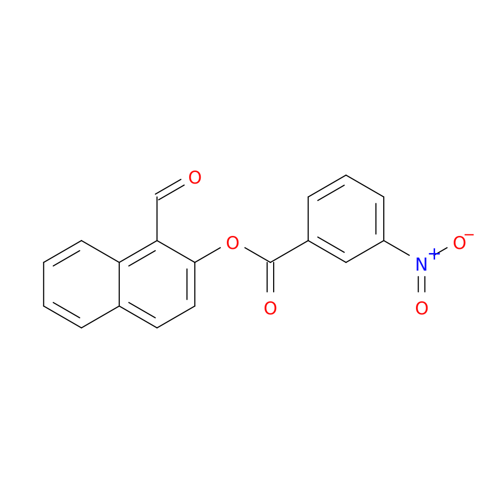1-formylnaphthalen-2-yl 3-nitrobenzoate