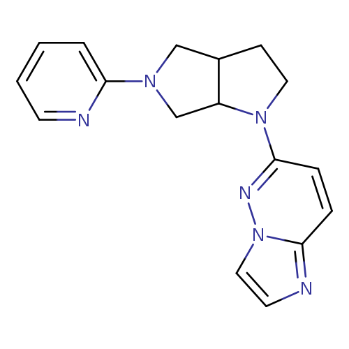 2-(1-{imidazo[1,2-b]pyridazin-6-yl}-octahydropyrrolo[3,4-b]pyrrol-5-yl)pyridine