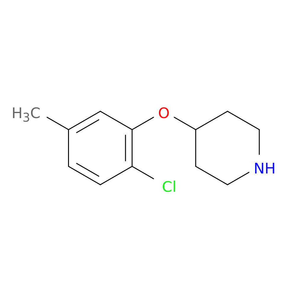4-(2-Chloro-5-methylphenoxy)piperidine