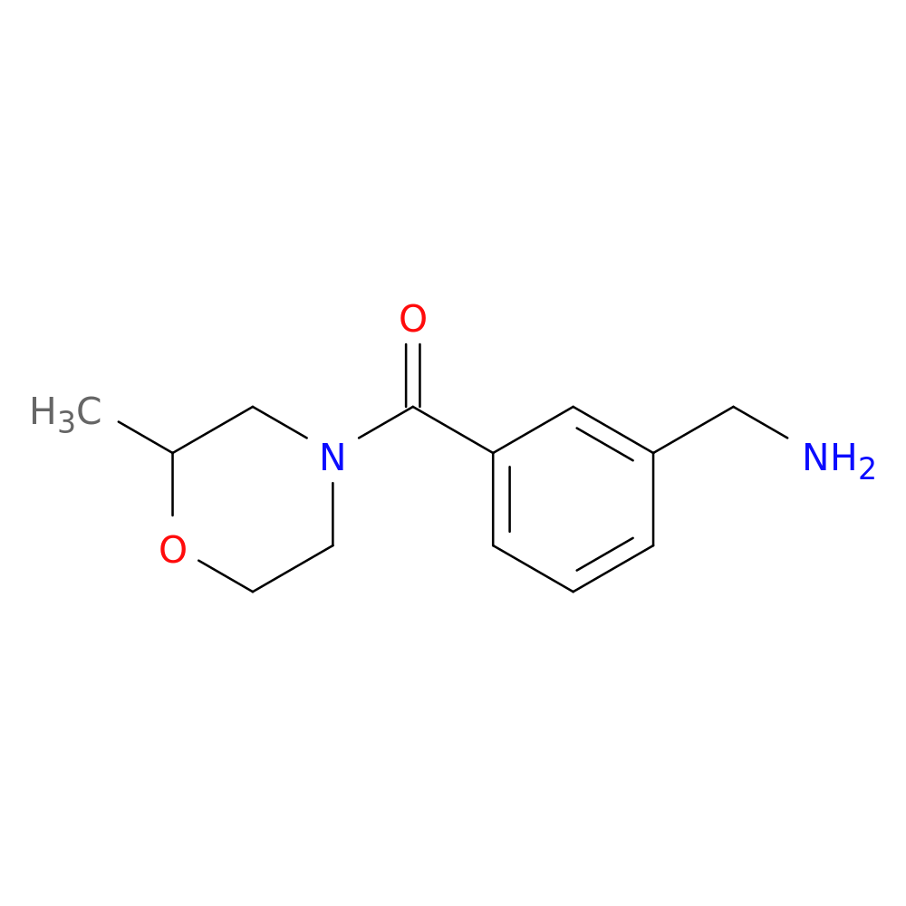 [3-(2-methylmorpholine-4-carbonyl)phenyl]methanamine