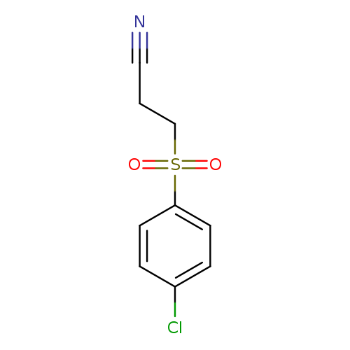 3-((4-Chlorophenyl)sulfonyl)propanenitrile
