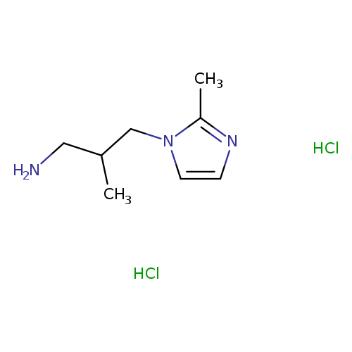 2-methyl-3-(2-methyl-1H-imidazol-1-yl)propan-1-amine dihydrochloride