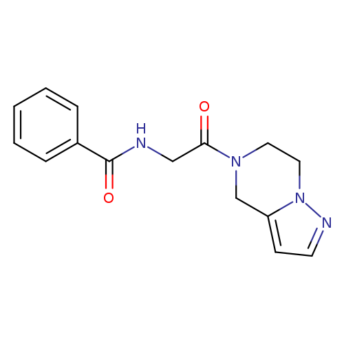 N-(2-oxo-2-{4H,5H,6H,7H-pyrazolo[1,5-a]pyrazin-5-yl}ethyl)benzamide