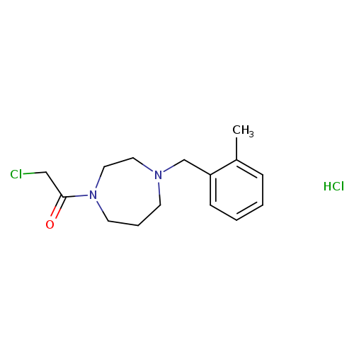 2-chloro-1-{4-[(2-methylphenyl)methyl]-1,4-diazepan-1-yl}ethan-1-one hydrochloride