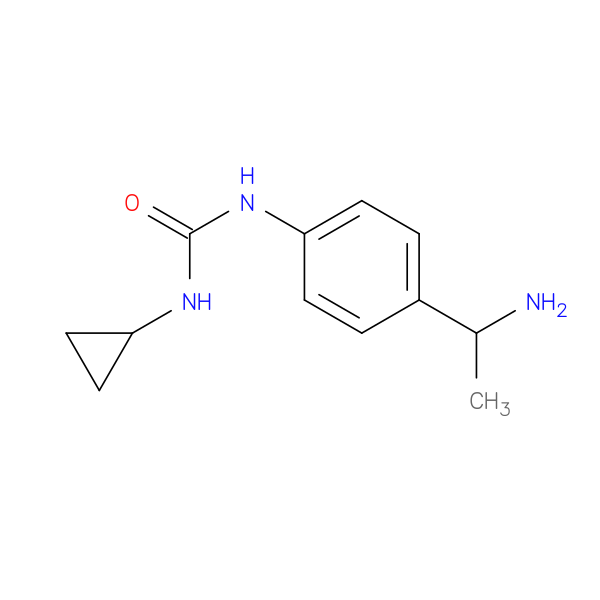 1-[4-(1-aminoethyl)phenyl]-3-cyclopropylurea
