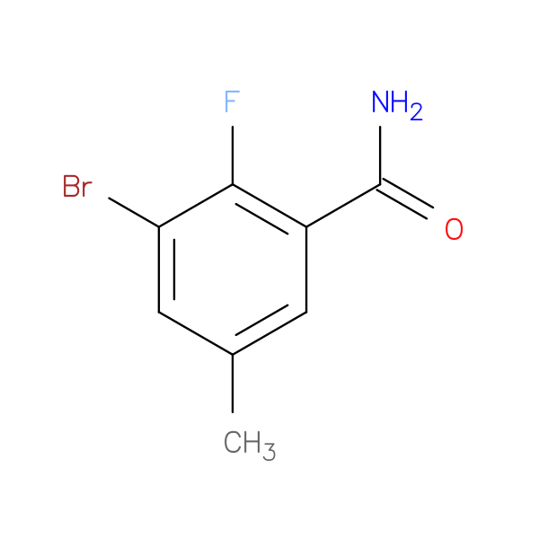 3-bromo-2-fluoro-5-methylbenzamide