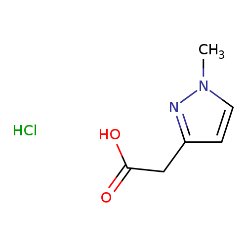 2-(1-methyl-1h-pyrazol-3-yl)acetic acid hydrochloride