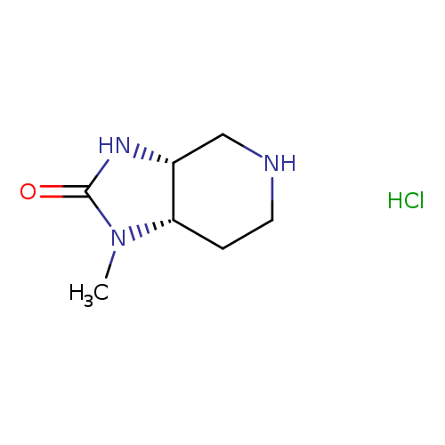 1-methyl-octahydro-1H-imidazolidino[4,5-c]pyridin-2-one hydrochloride, cis