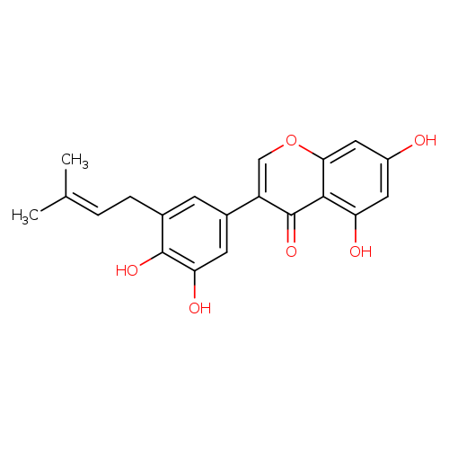 4H-1-Benzopyran-4-one, 3-[3,4-dihydroxy-5-(3-methyl-2-buten-1-yl)phenyl]-5,7-dihydroxy-