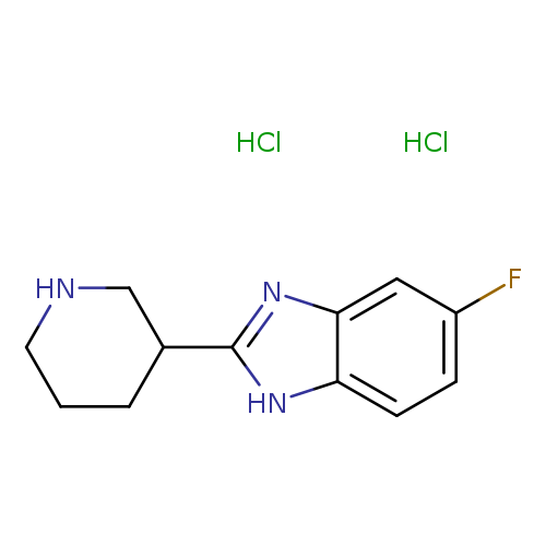 5-Fluoro-2-piperidin-3-yl-1h-benzoimidazole hydrochloride