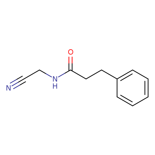 N-(cyanomethyl)-3-phenylpropanamide