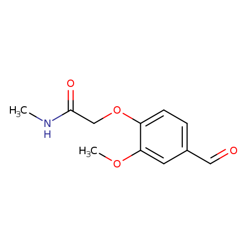 2-(4-formyl-2-methoxyphenoxy)-N-methylacetamide